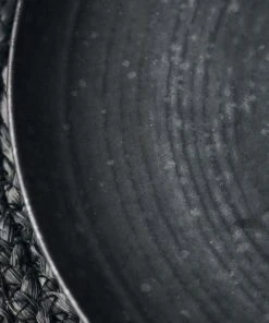 House Doctor Assiette En Céramique Noir -Chef&Sommelier-boutique assiette en ceramique noir 2