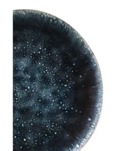 Kare Design Assiette En Grès Bleu D21 - Lot De 4 -Chef&Sommelier-boutique assiette en gres bleu d21 lot de 4 2