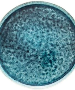Kare Design Assiette En Grès Bleu D27 - Lot De 2 -Chef&Sommelier-boutique assiette en gres bleu d27 lot de 2 3