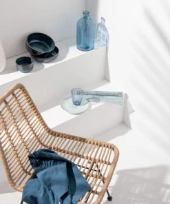 Maisons Du Monde Assiette En Grès Bleu Et Marron - Lot De 2 -Chef&Sommelier-boutique assiette en gres bleu et marron 1000 5 5 213984 5