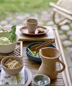 Bloomingville Assiette En Grès Marron -Chef&Sommelier-boutique assiette en gres marron 2