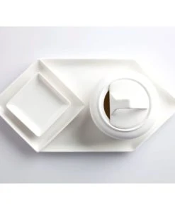 Serax Assiette En Porcelaine Carrée 26x26cm -Chef&Sommelier-boutique assiette en porcelaine carree 26x26cm 1