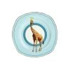 Yvonne Ellen Assiette En Porcelaine Girafe D16cm -Chef&Sommelier-boutique assiette en porcelaine girafe d16cm