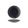 Bloomingville Assiette En Porcelaine Noire 24 Cm