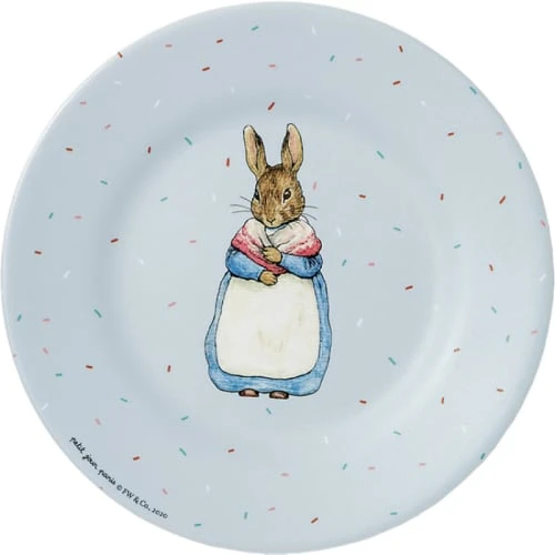 Petit Jour Paris Assiette Pierre Lapin Bleue (20 Cm) 3 Petit Jour Paris Assiette Pierre Lapin Bleue (20 Cm)