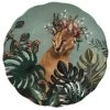 Maisons Du Monde Assiette Plate En Faïence Multicolore Motif Tropical Et Lynx - Lot De 6 -Chef&Sommelier-boutique assiette plate en faience multicolore motif tropical et lynx 1000 13 18 217851 1