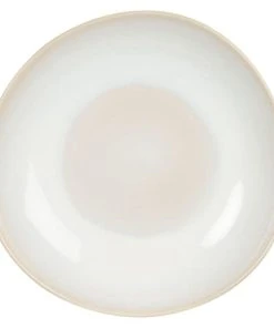 Maisons Du Monde Assiette Plate En Grès Beige Et Bleu