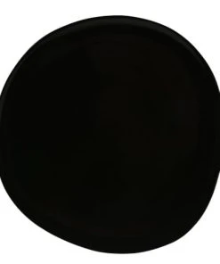 Sibo Homeconcept Assiette Plate En Grès De Table Noir 27 Cm - Lot De 6