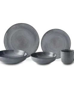 Medard De Noblat Assiette Plate En Grès Granit -Chef&Sommelier-boutique assiette plate en gres granit 2