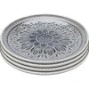 Kare Design Assiette Plate En Grès Gris D21 - Lot De 4 -Chef&Sommelier-boutique assiette plate en gres gris d21 lot de 4