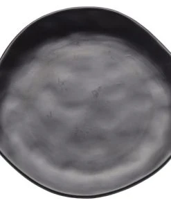 Kare Design Assiette Plate En Grès Noir D20 - Lot De 4 -Chef&Sommelier-boutique assiette plate en gres noir d20 lot de 4 3