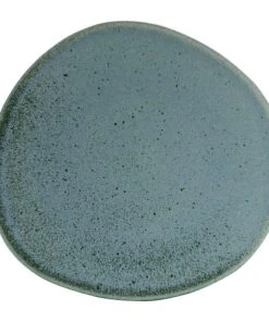 Sibo Homeconcept Assiette Plate En Grès Réactif Bleu 27 Cm - Lot De 6