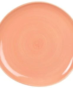 Maisons Du Monde Assiette Plate En Grès Rose