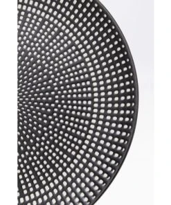 Kare Design Assiette Plate En Porcelaine Noire Et Blanche D21 - Lot De 4 -Chef&Sommelier-boutique assiette plate en porcelaine noire et blanche d21 lot de 4 3