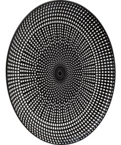 Kare Design Assiette Plate En Porcelaine Noire Et Blanche D21 - Lot De 4 -Chef&Sommelier-boutique assiette plate en porcelaine noire et blanche d21 lot de 4 4