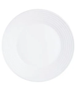 Luminarc Assiette Plate En Verre Opale Extra Résistant D25cm