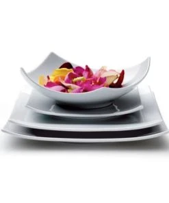 Medard De Noblat Assiette Plate Grand Modèle En Porcelaine Blanc -Chef&Sommelier-boutique assiette plate grand modele en porcelaine blanc 1