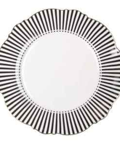 Mathilde M Assiette Plate Gris Foncé D27,5cm -Chef&Sommelier-boutique assiette plate gris fonce d27 5cm madame de recamier