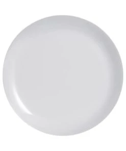 Luminarc Assiette Plate Grise En Verre Opale Extra Résistant D25cm -Chef&Sommelier-boutique assiette plate grise en verre opale extra resistant d25cm diwali 1