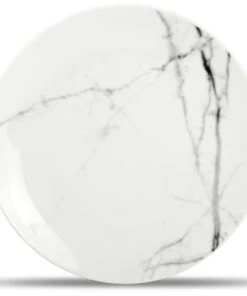 Salt & Pepper Assiette Plate Marbre Ø 19cm - Set De 4