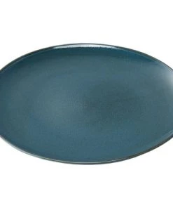 Stalgast Assiette Plate Porcelaine Bleue Ø 260 Mm