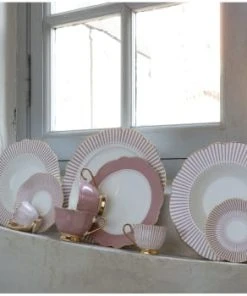 Mathilde M Assiette Plate Gris Foncé D27,5cm -Chef&Sommelier-boutique assiette plate rose d27 5cm madame de recamier