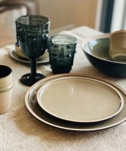 Opjet Assiette Plate Sable D25cm -Chef&Sommelier-boutique assiette plate sable d25cm 1