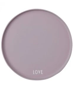 Design Letters Assiette Porcelaine Lavande D22cm