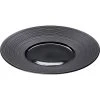 Stalgast Assiette Porcelaine Noire Bord Strié Ø 26cm -Chef&Sommelier-boutique assiette porcelaine noire bord strie oe 26cm
