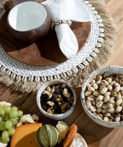 Bazar Bizar Assiette Ronde Moyenne En Bois De Teck -Chef&Sommelier-boutique assiette ronde moyenne en bois de teck 4