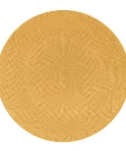 Table Passion Assiette Safran 31 Cm En Grès Jaune