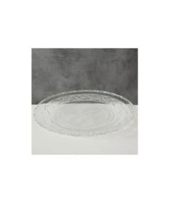 Wadiga Assiette Transparente En Verre D30cm -Chef&Sommelier-boutique assiette transparente en verre d30cm 4