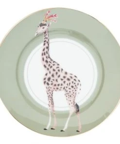 Yvonne Ellen Assiettes En Porcelaine Safari D16cm - Lot De 4 -Chef&Sommelier-boutique assiettes en porcelaine safari d16cm lot de 4 5