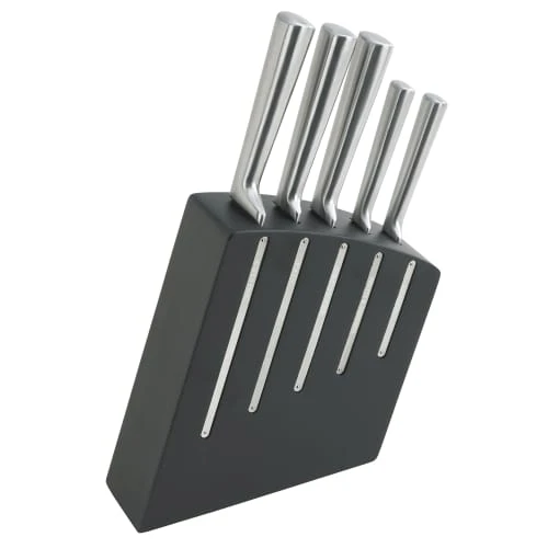 Jean Dubost Bloc De 5 Couteaux Kimono Noir En Inox Multicolore 3 Jean Dubost Bloc De 5 Couteaux Kimono Noir En Inox Multicolore