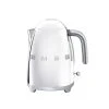 Smeg Bouilloire 1,7 L Chrome En Inox Blanc -Chef&Sommelier-boutique bouilloire 1 7 l chrome en inox blanc