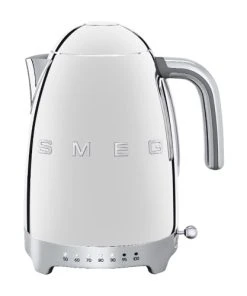 Smeg Bouilloire Année 50 1,7 L Chrome En Inox Argent