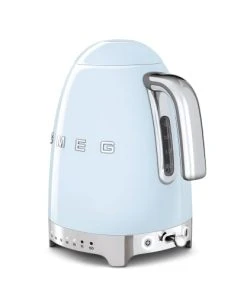 Smeg Bouilloire Année 50 1,7 L E En Inox Bleu -Chef&Sommelier-boutique bouilloire annee 50 1 7 l e en inox bleu 1