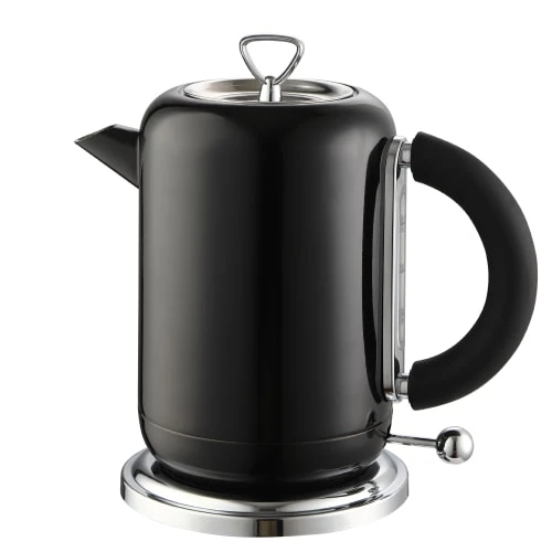 Kitchen Move Bouilloire électrique Inox Acier Inoxydable Noir 1.8L 3 Kitchen Move Bouilloire électrique Inox Acier Inoxydable Noir 1.8L