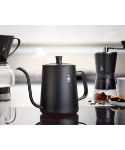 GEFU Bouilloire En Acier Inoxydable Noir 500ml -Chef&Sommelier-boutique bouilloire en acier inoxydable noir 500ml 1