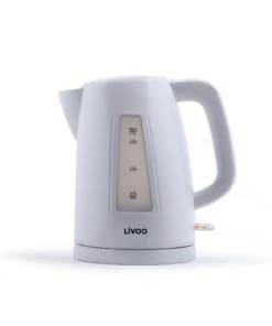 LIVOO Bouilloire Sans Fil électrique En Plastique Blanc