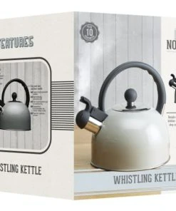 Living Nostalgia Bouilloire Sifflante 1.4L En Acier Inoxydable Gris -Chef&Sommelier-boutique bouilloire sifflante 1 4l en acier inoxydable gris 5