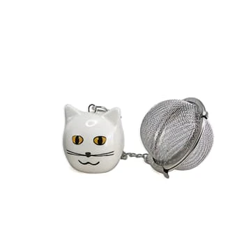 Faye Boule à Thé Breloque Chat Noir 3,5cm 5 Faye Boule à Thé Breloque Chat Noir 3,5cm – Image 3