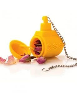 Pa Design Boule à Thé En Silicone Jaune Sous Marin