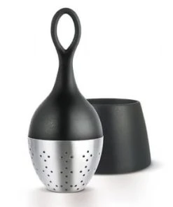 AdHoc Boule à Thé Rouge -Chef&Sommelier-boutique boule a the noire floatea