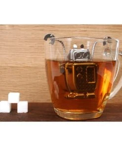 KIKKERLAND Boule à Thé Robot Inox Argent -Chef&Sommelier-boutique boule a the robot inox argent 5