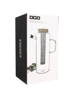 OGO Living Carafe Infuseur En Verre 1,5L -Chef&Sommelier-boutique carafe infuseur en verre 1 5l 1
