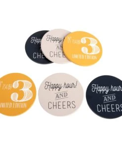 Maisons Du Monde Chopes à Bière En Verre (x6) Et Support Imprimé -Chef&Sommelier-boutique chopes a biere en verre x6 et support imprime 1000 11 39 197823 3