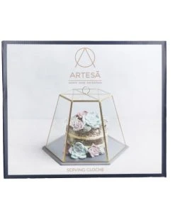 Artesa Cloche En Verre Avec Plat En Ardoise - Transperent Et Noir -Chef&Sommelier-boutique cloche en verre avec plat en ardoise transperent et noir 4