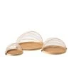 Wadiga Cloches Alimentaires En Bambou - Lot De 3 -Chef&Sommelier-boutique cloches alimentaires en bambou lot de 3
