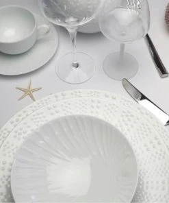 Medard De Noblat Coffret 3 Assiettes De Présentation Blanches -Chef&Sommelier-boutique coffret 3 assiettes de presentation blanches 4